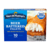 Van de Kamp’s Beer Battered 100% Whole Fish Fillets, Frozen, 19.1 oz 10 ct